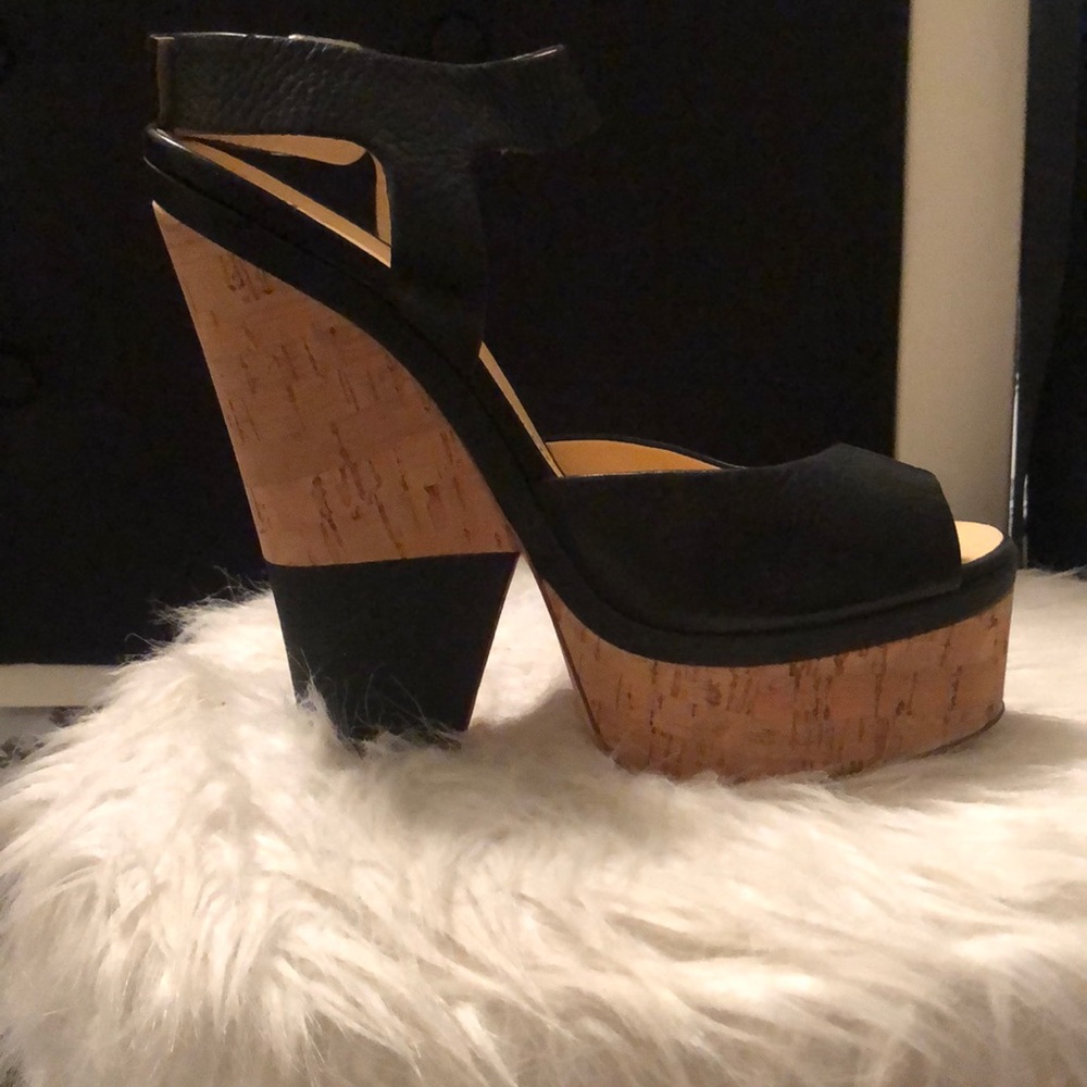 Giuseppe Zanotti leather wedges
